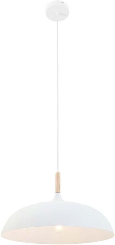 Steinhauer - Mexlite - hängeleuchte - Bjorr - weiß - holz metall - ø 45cm -