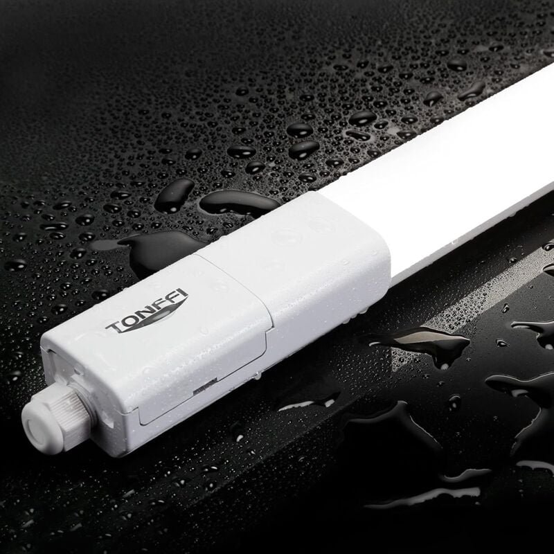 Thumbnail - 1 Stück Feuchtraumleuchte led 115cm, 36W 4320LM led Deckenleuchte Röhre, Verknüpfbar Werkstattlampe IP65 Wasserfest Leuc...