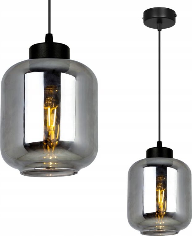 Moderne Elegante Hängelampe Mit Glasschirm