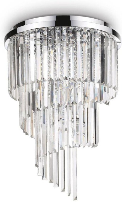 Ideal Lux - Carlton - 12 Licht Deckenleuchte Kronleuchter Chrom, E14