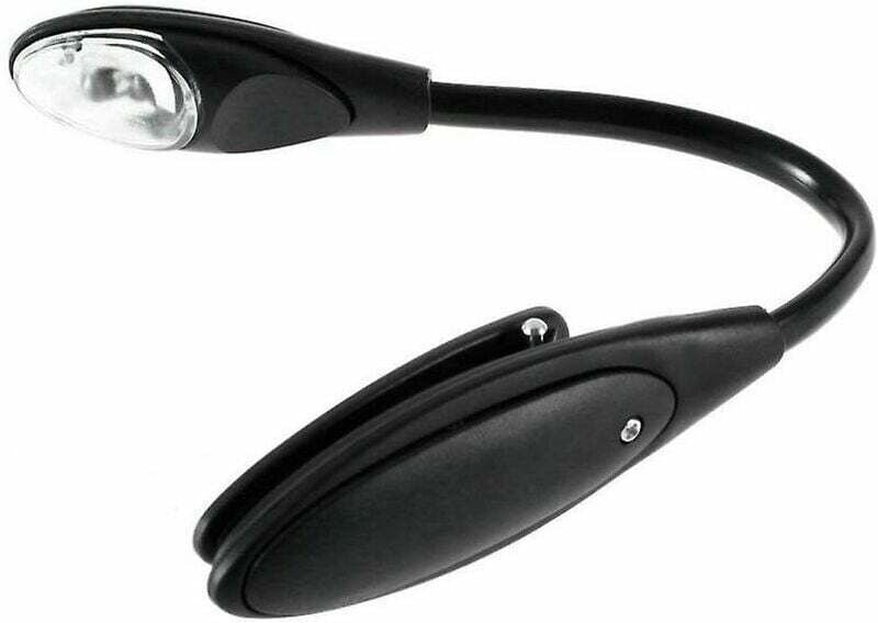 Ahlsen - Mini Helle Flexible Clip Buch Licht Laptop Weiße led Leselampe Licht Kompakte Tragbare Studentenwohnheim Licht,