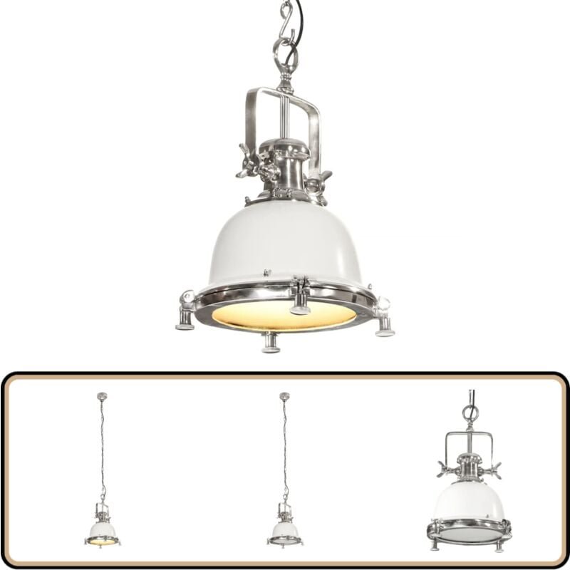 Pendelleuchte 35x35x152 cm Aluminium - Pendelleuchte - Wohnzimmerlampe - Esszimmerlampe - Industrielle Lampe - Alu Lampe