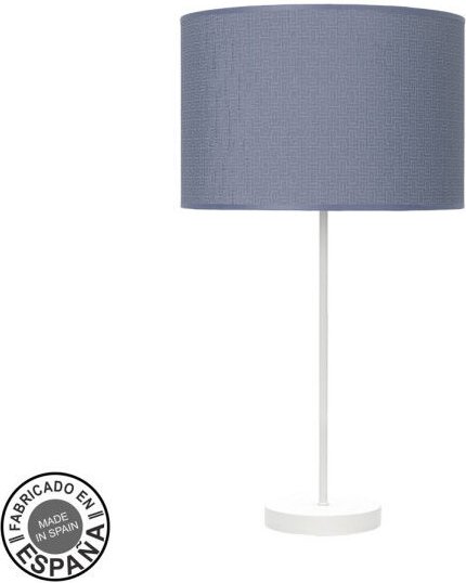 High Fashion Tischlampe 1xe27 weiß/blau 63x30x30cm