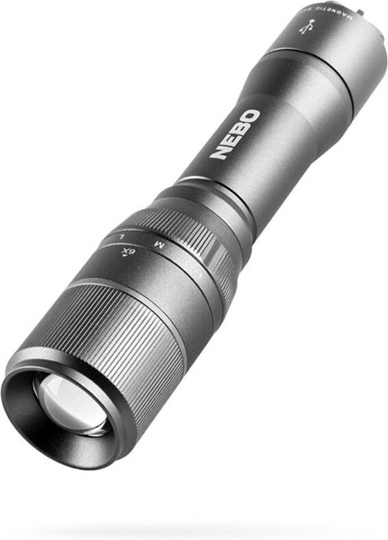 Nebo - Davinci 1000 Edelstahl-Taschenlampe Handheld led