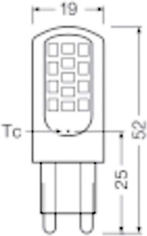 LED Stift 4,2W G9 470lm 4.000K klar