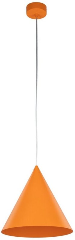 TK Cono 25cm Kuppel Pendelleuchte Orange 1xE27