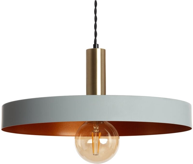 Pendelleuchte Metall Furiko Grau