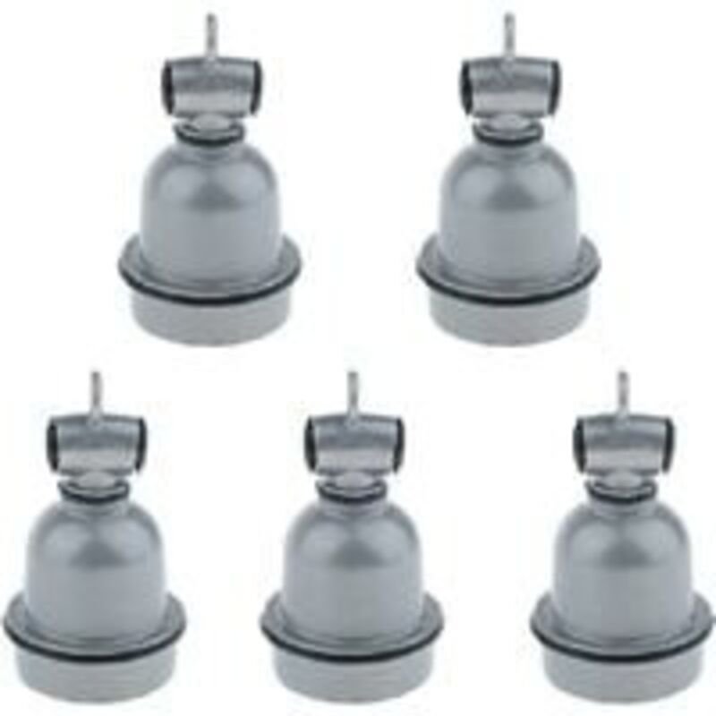 5 Stück E27 LED-Lampensockel, wasserdicht, Lampenfassungsadapter für Schweine