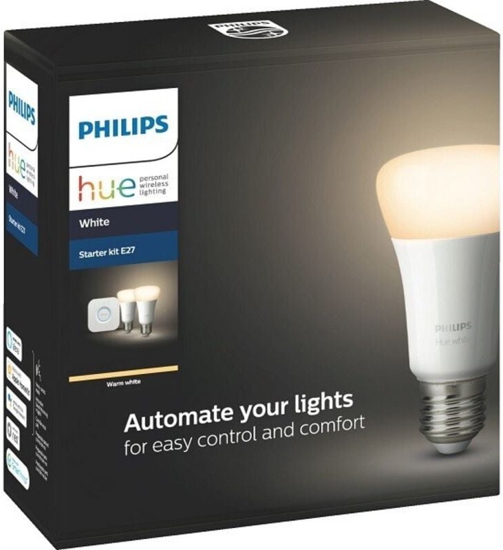 Philips Hue White Starter Set 2x E27 LED Lampe BT mit Dimmschalter"-"161734554