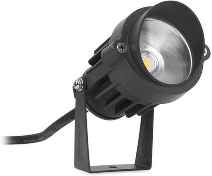 Proyector Ip65 Minimal Led 5,4W 3000K Negro 298Lm