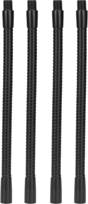 Zoternen - 4 Stück Schwanenhals-Lampenschlauch aus Aluminium, Kaliber 10 mm, flexibler Tisch-/Schreibtischlampenschlauch...