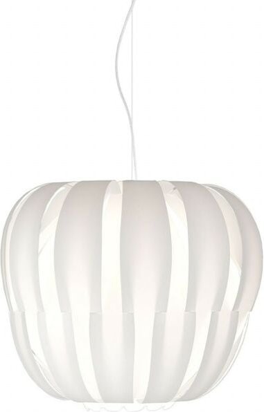 Weiße Aufhängung aus verchromtem Metall Cm. 19 x 16 Uhr