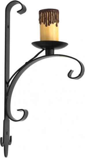 Fabrilamp - Rustikale Wandleuchte Rueda 1 Licht. 1xE27 60w. Abmessungen (37x13cm).