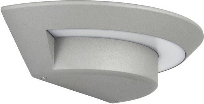 Moderne LED Außenwandleuchte 7W silber IP54 SU-MA UFO 1880S