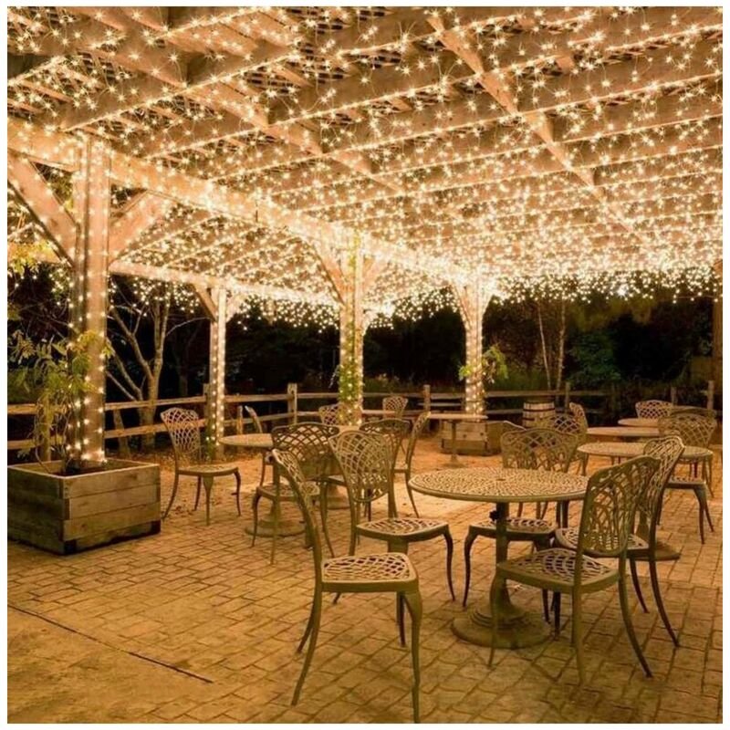 Luces De Hadas Carnaval Boda Iluminación De Jardín Interior Al Aire Libre - 50M 500 LED