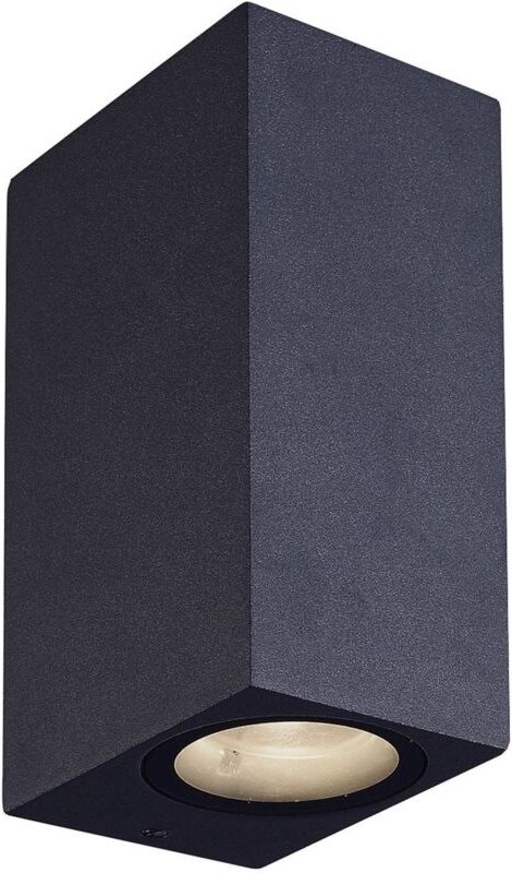 Lucande - led Wandleuchte außen 'Tavi' aus Aluminium von