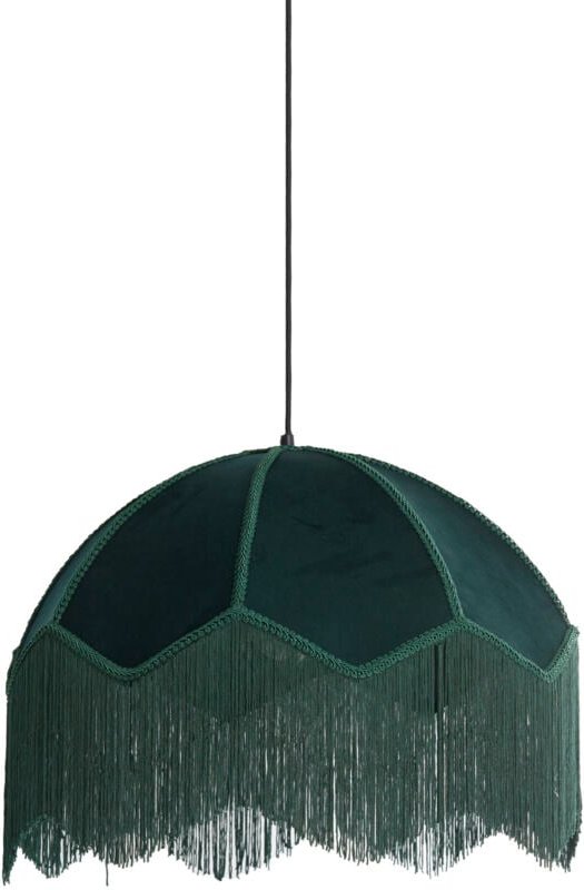 Light & Living - hängeleuchte - Malacia - grün - raffia