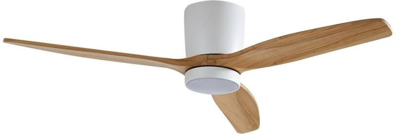 Deckenventilator mit Lampe 'Faipari' aus Metall mit Fernbedienung für Schlafzimmer von Lucande