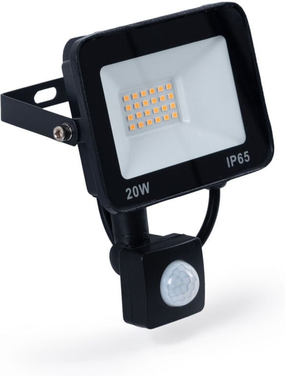 LED-Außenstrahler mit PIR-Bewegungssensor - 20W - IP65