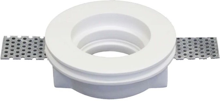 Gipsstrahler rund für GU10 Lampen 100mm 400720 - Poliplast