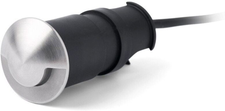 Faro Kane LED-Bodeneinbauleuchte für den Außenbereich, mattes Nickel, 2700 K, IP67 – eine Richtung