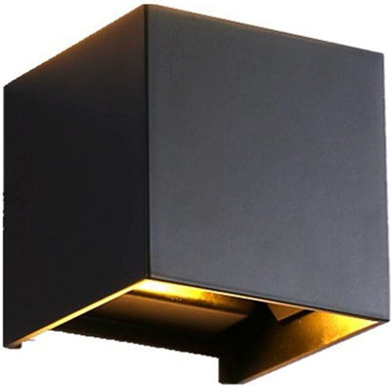 Wasserdichte LED-Wandleuchte für den Außenbereich, schlichte Hintergrundwandleuchte für Empfangsbereiche, quadratische W...