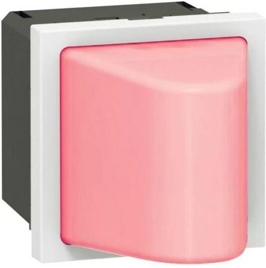 078570 – Hublot Rouge Prog Mosaik – 230 v – 2 Mod - Legrand