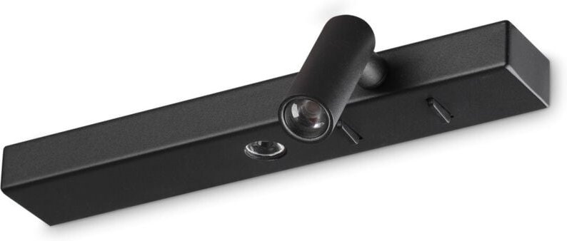 Bonne nuit LED-Lesewandleuchte Right Schwarz 3000K - Ideal Lux