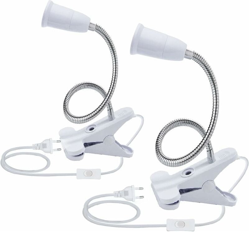 Mumu - stücke led Tischlampensockel E27 Klemme Glühbirnenfassung Haltersockel