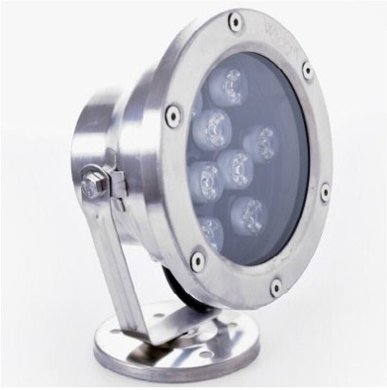 Trade Shop Traesio - Trade Shop - faretto spot light für externehmen giardino 9 watt luce calda fred verde rgb -