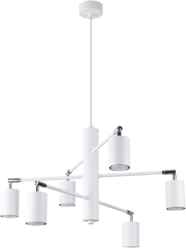 Skyfire Hänglampe 6 Gu10 Weiss Lumilo 12.141.06