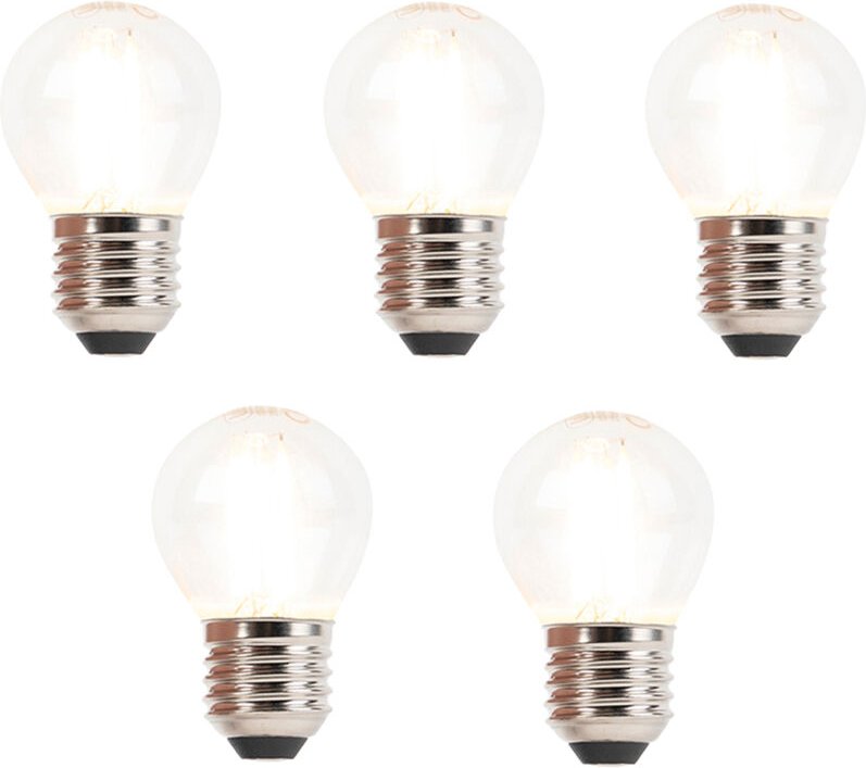 Luedd - Set mit 5 dimmbaren E27 led Filament-Glühbirnen 3W 250lm 2700K