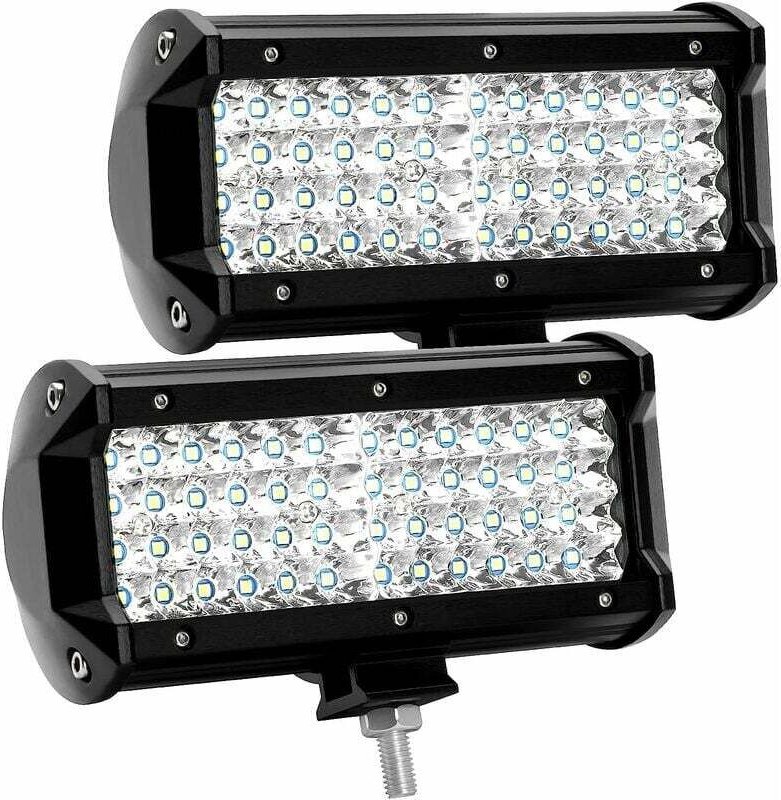 12V 300W 7-Zoll LED-Arbeitsleuchte, 144W LED-Autoscheinwerfer, IP67 wasserdicht, Flutlicht, 27.000lm LED-Nebelscheinwerf...