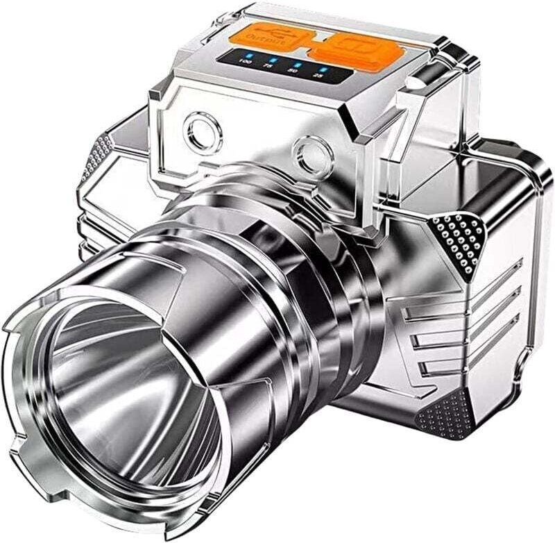 UlisemLED-Stirnlampe USB-Kopf-montiertes Arbeitslicht Starkes Licht