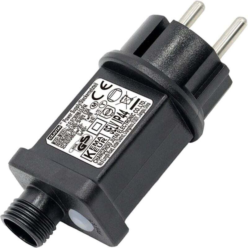 31 v 6 w Transformator, 8 Modi Lichterketten-Sockel, IP44 wasserdichter Weihnachtslicht-Adapter, Lichterbaum, Lichtvorha...