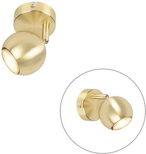 Retro Deckenstrahler Messing Rund - Gissi