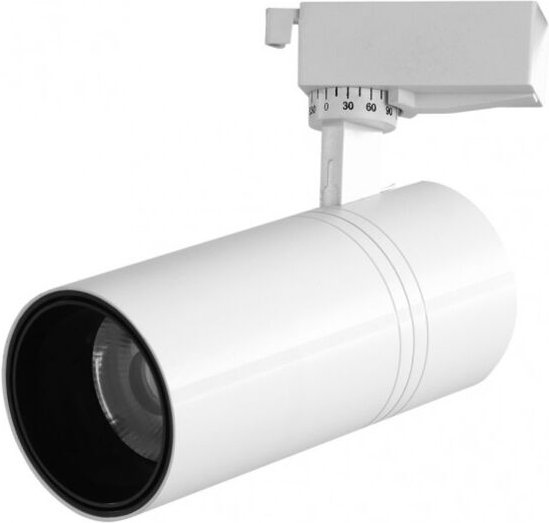 Fabrilamp - Stromschienenstrahler 30w 4000k anzo white 2700lm 36º schwenkbar 360º regx22x7,5 cm