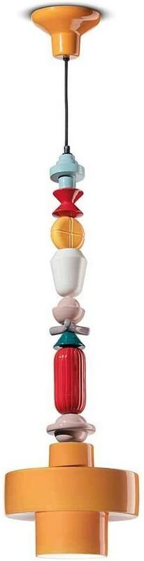 DECO' LARIAT C2532, Deckenleuchte in Keramik, Ferroluce