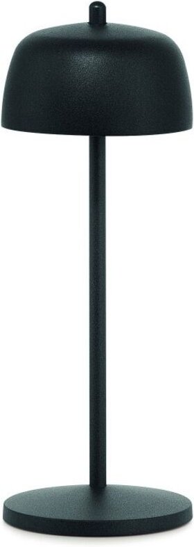 Zafferano - circe Schwarze LED-Tischleuchte, wiederaufladbar und dimmbar