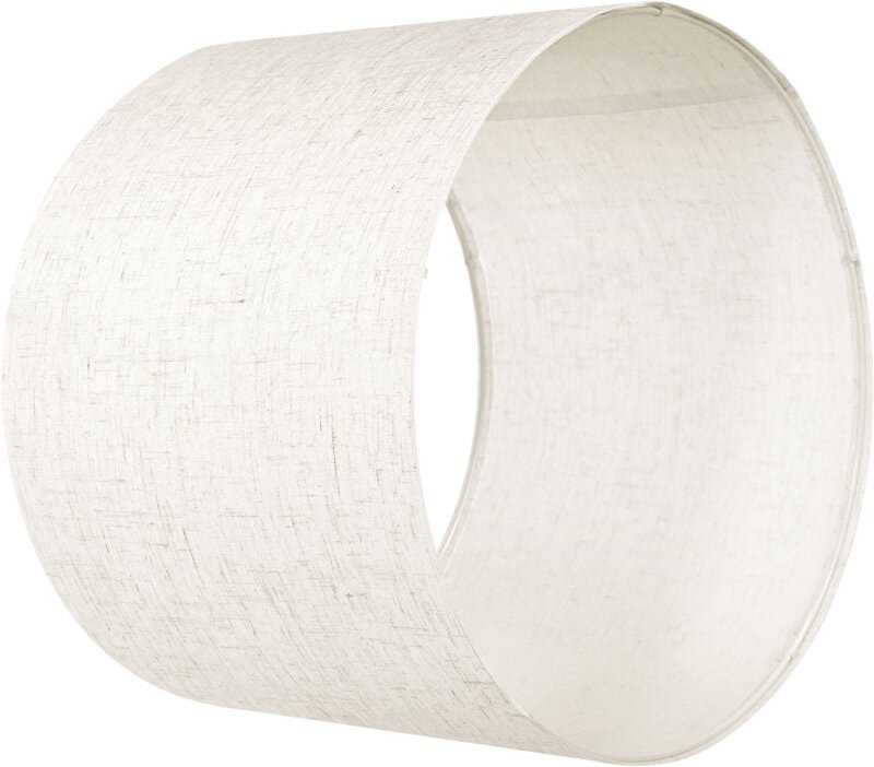 Mophorn - Lampenschirm Trommel 33 x 33 x 25 cm (oben x unten x hoch), 2 Stück mittelgroße Ersatzschirme aus Leinen und p...