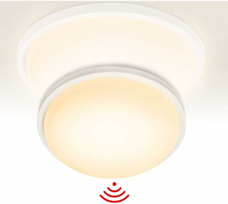 Yardin - led Deckenleuchte mit Bewegungsmelder, led Deckenlampe mit Radar Sensor IP44 für Flur, Wohnzimmer, Schlafzimmer...