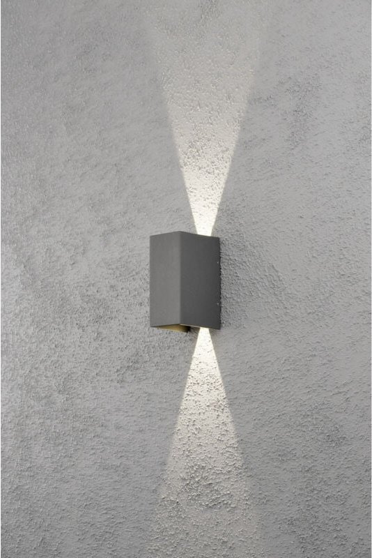 Cremona 7940-370 LED-Außenwandleuchte eek: f (a - g) led led fest eingebaut 6 w Anthrazit - Konstsmide