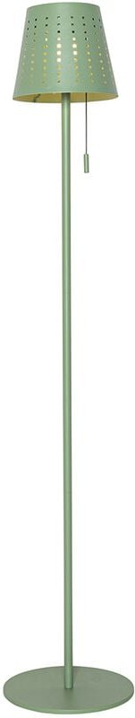 Qazqa - Außenstehleuchte grün inkl. led 3-stufig dimmbar auf Solar - Ferre