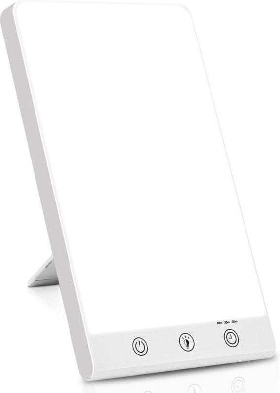 Randaco Tageslichtlampe 11000 Lux, Lichttherapielampe mit Timer, Tageslichtleuchten mit stufenlosem Dimmen, 3 Lichtfarbe...