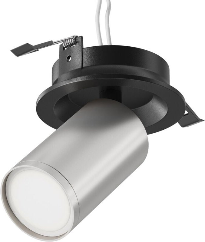 Maytoni Focus S Einbaustrahler Schwarz, Silber 1xGU10