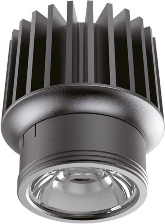 Dynamic 15W LED-Einbaustrahler Schwarz, 3000K - Ideal Lux