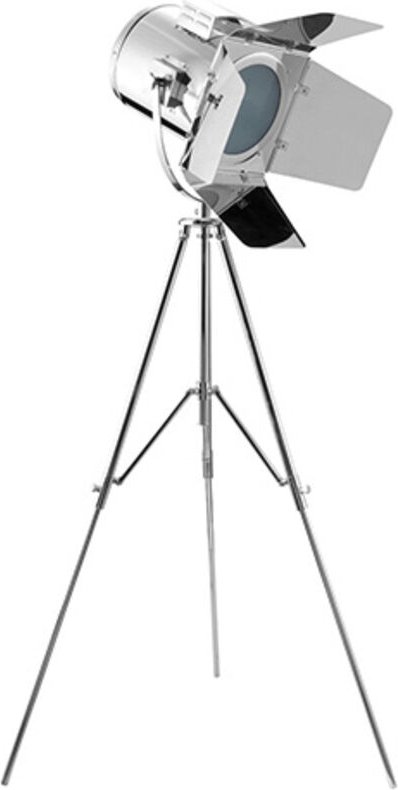 Antike Vintage Nautisch Stativ Projektor Stehlampe Design Silber
