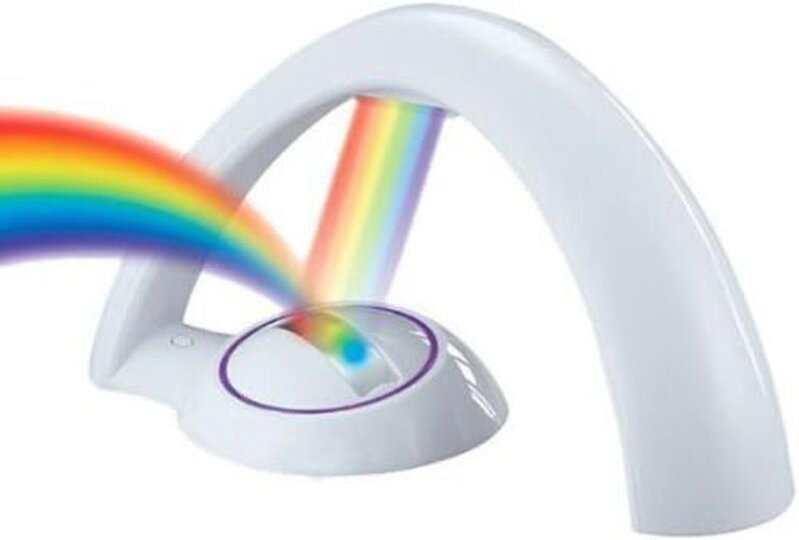 LED-Regenbogenprojektor mit Lichtreflexion – Regenbogen in meinem Zimmer – Kindergeschenk für Kinder - Lntyq