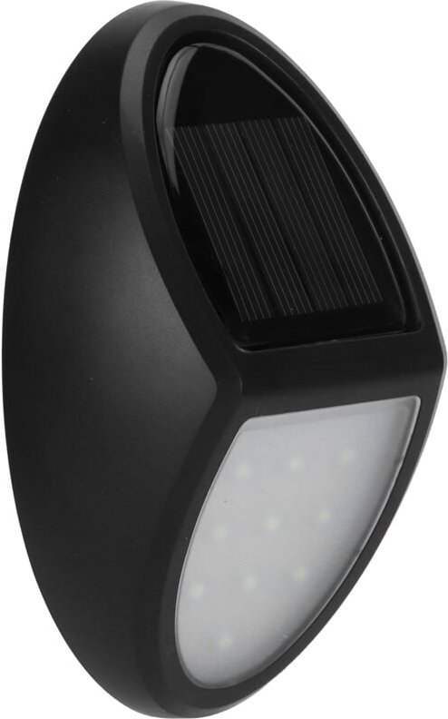 Solarbetriebene Wandleuchte, IP65 wasserdicht, für Garten, Terrasse, Balkon, Dekoration, weißes Licht