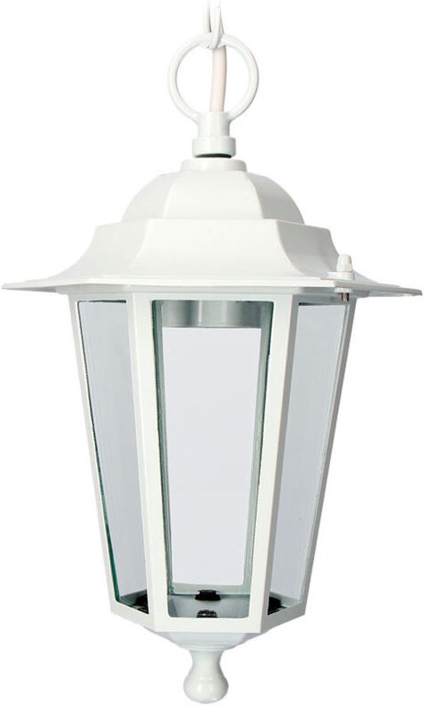 EDM - Aluminiumlaterne, Deckenleuchte, 34xø21,5cm, weiß, Mod. Zürich 73401